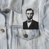 Abraham Lincoln, het zestiende President van Ameri Button (Insitu)