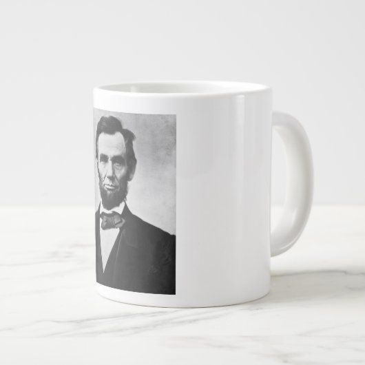 Abraham Lincoln, het zestiende President van Ameri Extra Grote Beker (Voorkant rechts)