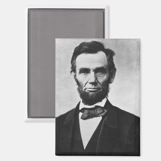 Abraham Lincoln, het zestiende President van Ameri Magneet (Voorkant / Achterkant)