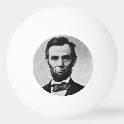 Abraham Lincoln, het zestiende President van Ameri Pingpongballen (Voorkant)
