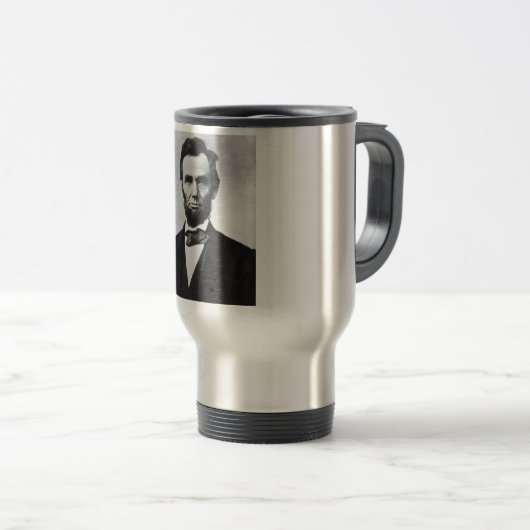 Abraham Lincoln, het zestiende President van Ameri Reisbeker (Voorkant rechts)