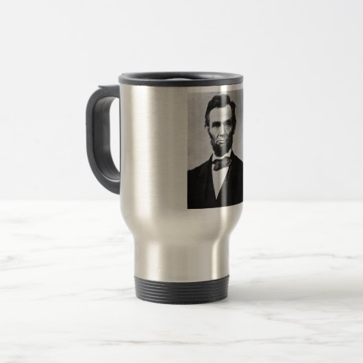 Abraham Lincoln, het zestiende President van Ameri Reisbeker (Voorkant links)