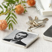 Abraham Lincoln, het zestiende President van Ameri Sleutelhanger (Zijkant)