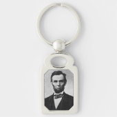 Abraham Lincoln, het zestiende President van Ameri Sleutelhanger (Voorkant)
