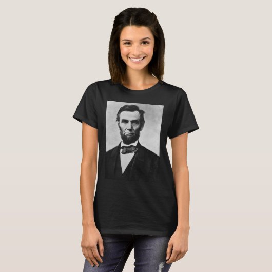Abraham Lincoln, het zestiende President van Ameri T-shirt (Voorkant volledig)