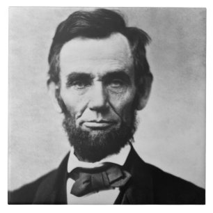 Abraham Lincoln, het zestiende President van Ameri Tegeltje