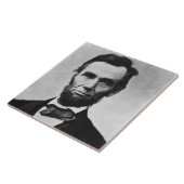 Abraham Lincoln, het zestiende President van Ameri Tegeltje (Zijkant)