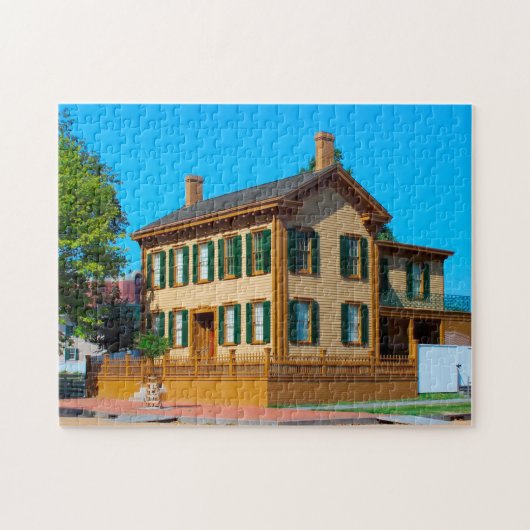 Abraham Lincoln Homestead. Legpuzzel (Horizontaal)