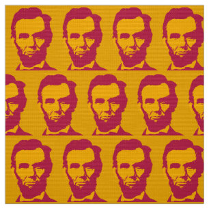 Abraham Lincoln in het Oranje en rood Stof