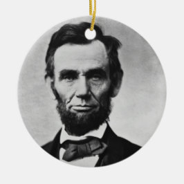 Abraham Lincoln Keramisch Ornament