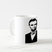 Abraham Lincoln Koffiemok (Voorkant links)