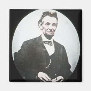 Abraham Lincoln Magic Lantern Slide Magneet