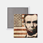 Abraham Lincoln Magneet (Voorkant / Achterkant)