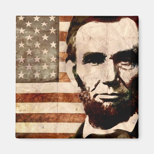 Abraham Lincoln Magneet (Voorkant)