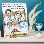 Abraham Lincoln & Mary Todd Breakfast in bed Fotoplaat (Zijkant)