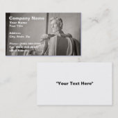 Abraham Lincoln Memorial Visitekaartje (Voorkant / Achterkant)