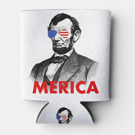 abraham lincoln merica blikjeskoeler (Voorkant)