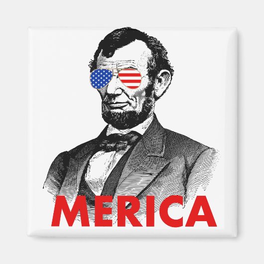abraham lincoln merica magneet (Voorkant)