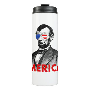 abraham lincoln merica thermosbeker
