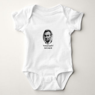 Abraham Lincoln met Citaat Romper