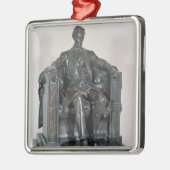 Abraham Lincoln Metalen Ornament (Links)