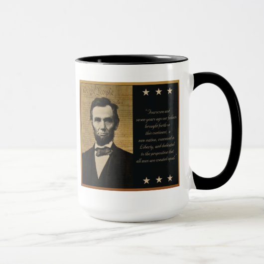 abraham lincoln mug (Droite)