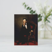 Abraham Lincoln Official White House Portret Briefkaart (Staand voorkant)