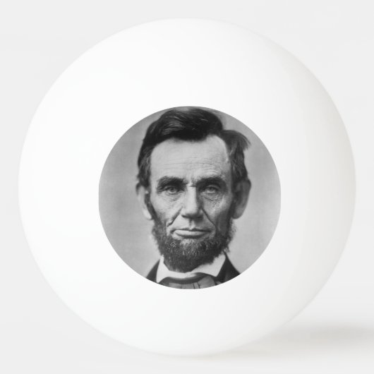 Abraham Lincoln Pingpongballen (Voorkant)