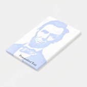 Abraham Lincoln Pop Art Portret Post-it® Notes (Schuin)