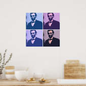 Abraham Lincoln Pop Art Poster (Keuken)