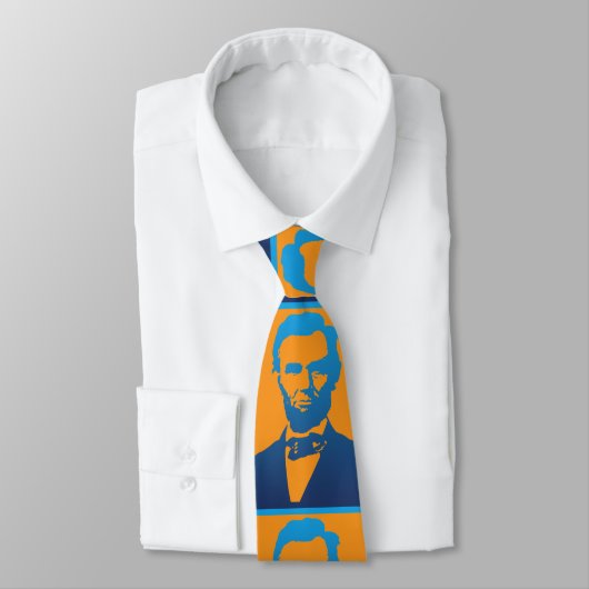 Abraham Lincoln Pop Art Stropdas (Gebonden)