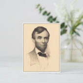 Abraham Lincoln Portrait Briefkaart (Staand voorkant)