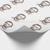Abraham Lincoln Portrait Cadeaupapier (Hoek)