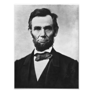 Abraham Lincoln Portrait Foto Afdruk