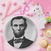 Abraham Lincoln Portrait Papieren Bordje (Feest)