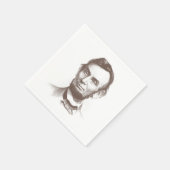  Abraham Lincoln Portrait Servetten (Hoek)