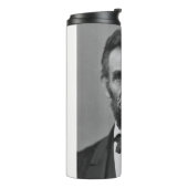 Abraham Lincoln Portrait Thermosbeker (Gedraaid links)