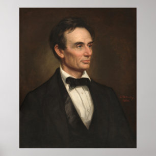 Abraham Lincoln - Poster de George Healy Fine Art