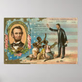 Abraham Lincoln Poster vintage (Devant)