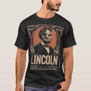Abraham Lincoln President Portret Ontwerp T-shirt