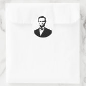 Abraham Lincoln President Verenigde Staten Ronde Sticker (Tas)