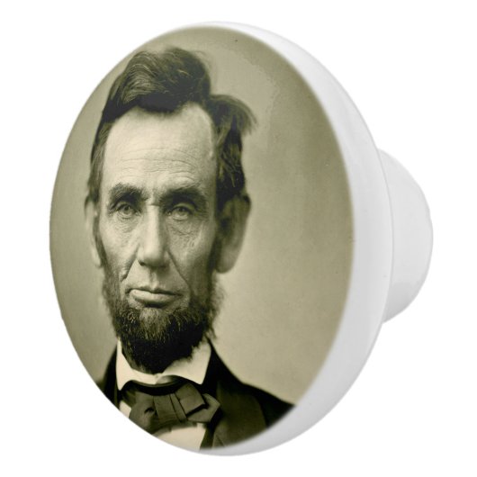 Abraham Lincoln president vs. Keramische Knop (Rechts)
