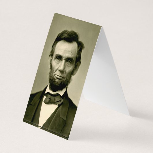 Abraham Lincoln president vs. Visitekaartjes (Achterkant)
