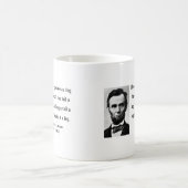 Abraham Lincoln Quote 13b Koffiemok (Center)