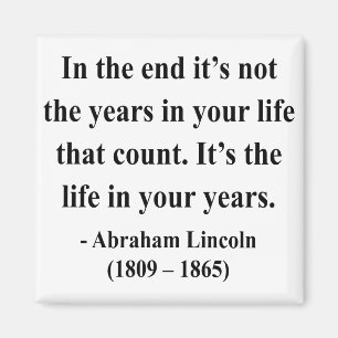 Abraham Lincoln Quote 2a Magneet