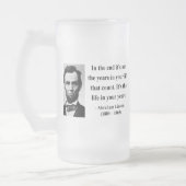 Abraham Lincoln Quote 2b Matglas Bierpul (Links)
