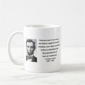 Abraham Lincoln Quote 5b Koffiemok (Links)