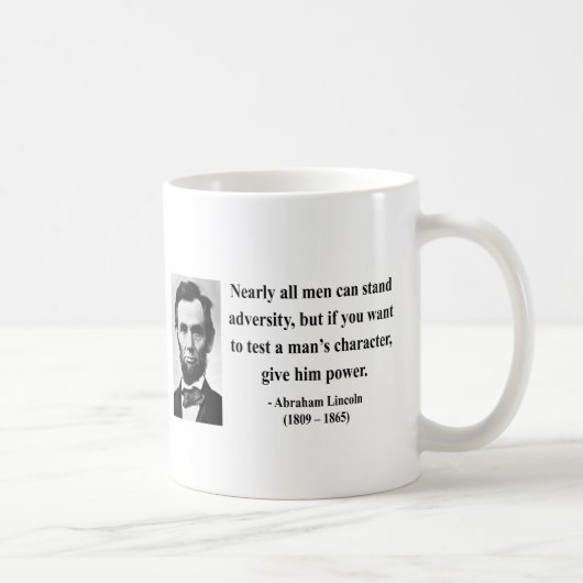 Abraham Lincoln Quote 6b Koffiemok (Rechts)