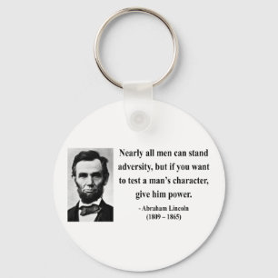 Abraham Lincoln Quote 6b Sleutelhanger