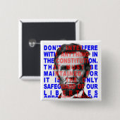Abraham Lincoln Quote Button (Voorkant /achterkant)